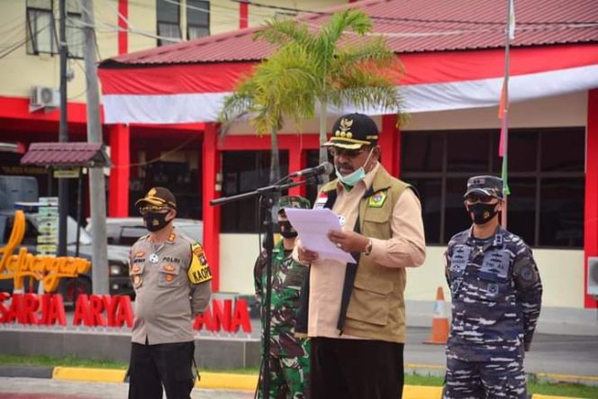 
 Hari Ini Penegakan Hukum Protokol Kesehatan di Karimun Resmi Diberlakukan
