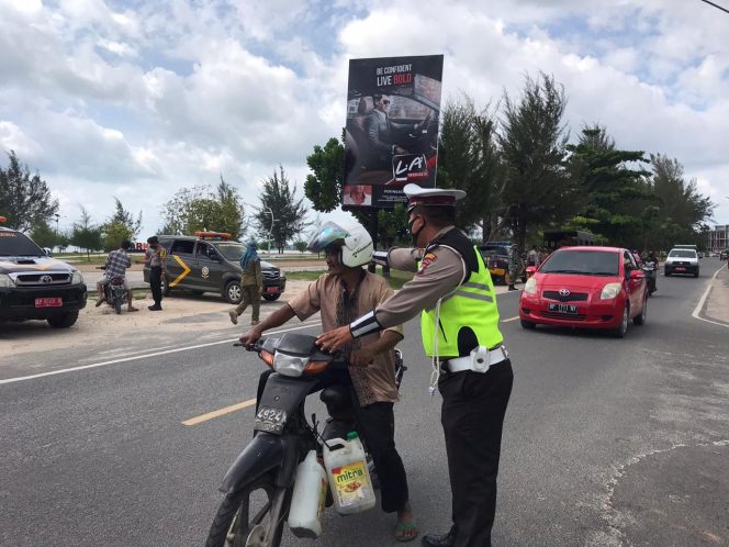 
 Operasi Yustisi, Polres Natuna Temukan 48 Pelanggar Protokol Kesehatan