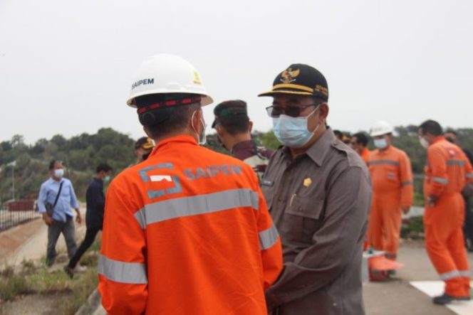 
 Ketua DPRD Karimun Hadiri Peringatan K3 di PT Saipem