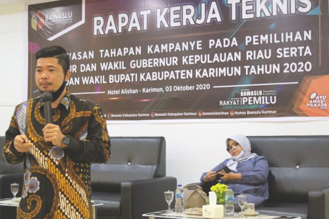 
 Bawaslu Kabupaten Karimun Buka Pendaftaran Untuk 554 Pengawas TPS di Pilkada 2020