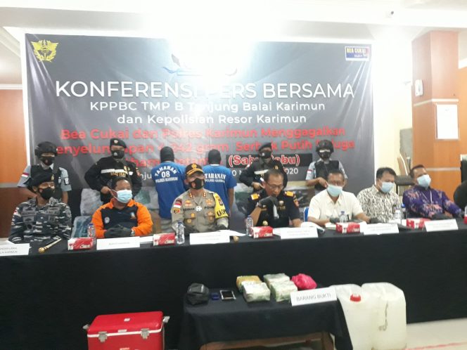 
 Bea Cukai dan Polres Karimun Gagalkan Penyeludupan 4 Kg Sabu Asal Malaysia