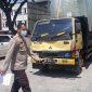 Barang bukti lori yang menabrak pengendara sepeda motor yang menewaskan dua orang (F:Iyan T)