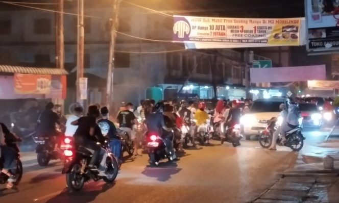 
 Malam Takbir 2021, Polres Karimun Razia 19 Motor Berknalpot Racing