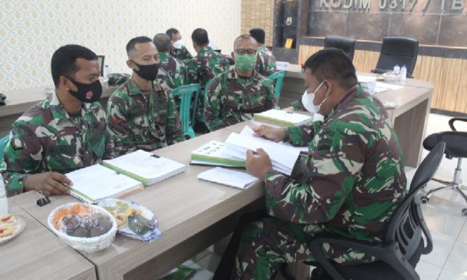 
 Tim Wasrik Itdam I/BB Kunjungi Kodim 0317/TBK