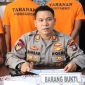 Kasat Polairud Polres Karimun, AKP Binsar Samosir, SH, MH saat menggelar press rilis di Mapolres Karimun