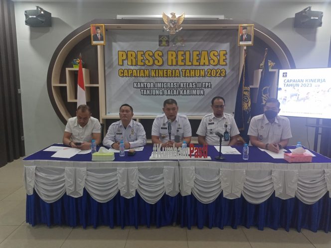 
 Kantor Imigrasi Karimun Rilis Capaian Kinerja Tahun 2023, Berikut Hasilnya!