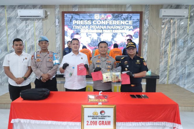 
 2.098,55 Gram Sabu Dan 0,22 Gram Ganja Berhasil di Amankan Satresnakoba Polres Karimun