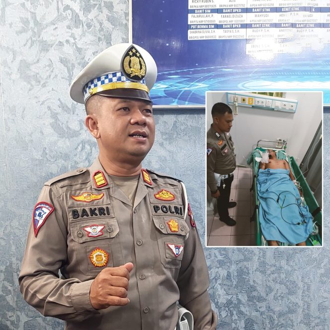
 Terjadi Lagi Laka Lantas di Simpang Bukit Sion, Pengendara Motor Koma