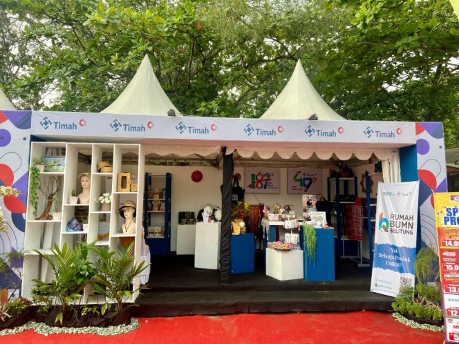 
 PT Timah Ikut Bantu Promosikan Ratusan UMKM Binaannya di Belitung Expo 2025