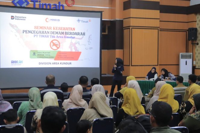 
 PT Timah dan Puskesmas Kundur Barat Gelar Seminar Cara Pencegahan DBD Untuk Warga