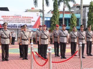 Digelar Khidmat, Kapolres Karimun Lantik Pejabat Baru Polres