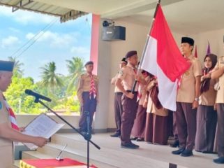 Wakil Bupati Karimun Lantik Pengurus Kwarran Pramuka Meral, Dorong Penguatan Karakter Pemuda