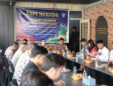 Polres Karimun Bangun Toleransi Imlek dan Ramadhan Melalui Coffee Morning