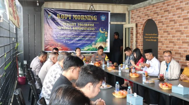 Polres Karimun Bangun Toleransi Imlek dan Ramadhan Melalui Coffee Morning